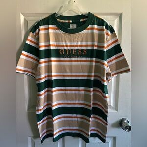 GUESS Muti Color Striped T-Shirt